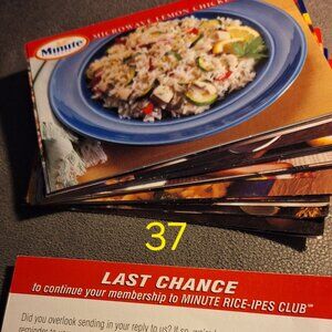 Recipe Cards Minute Rice